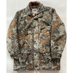 Vintage Duxbak Realtree Camouflage Jacket  Mens Med Insulated Hunt Made In USA